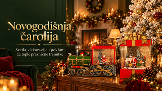Novogodišnja čarolija – dekoracije uz jelku i kamin