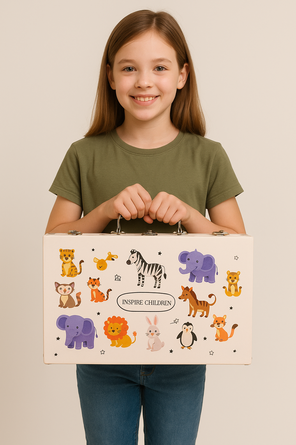🎨 Kreativni kofer za decu – set za crtanje i bojenje