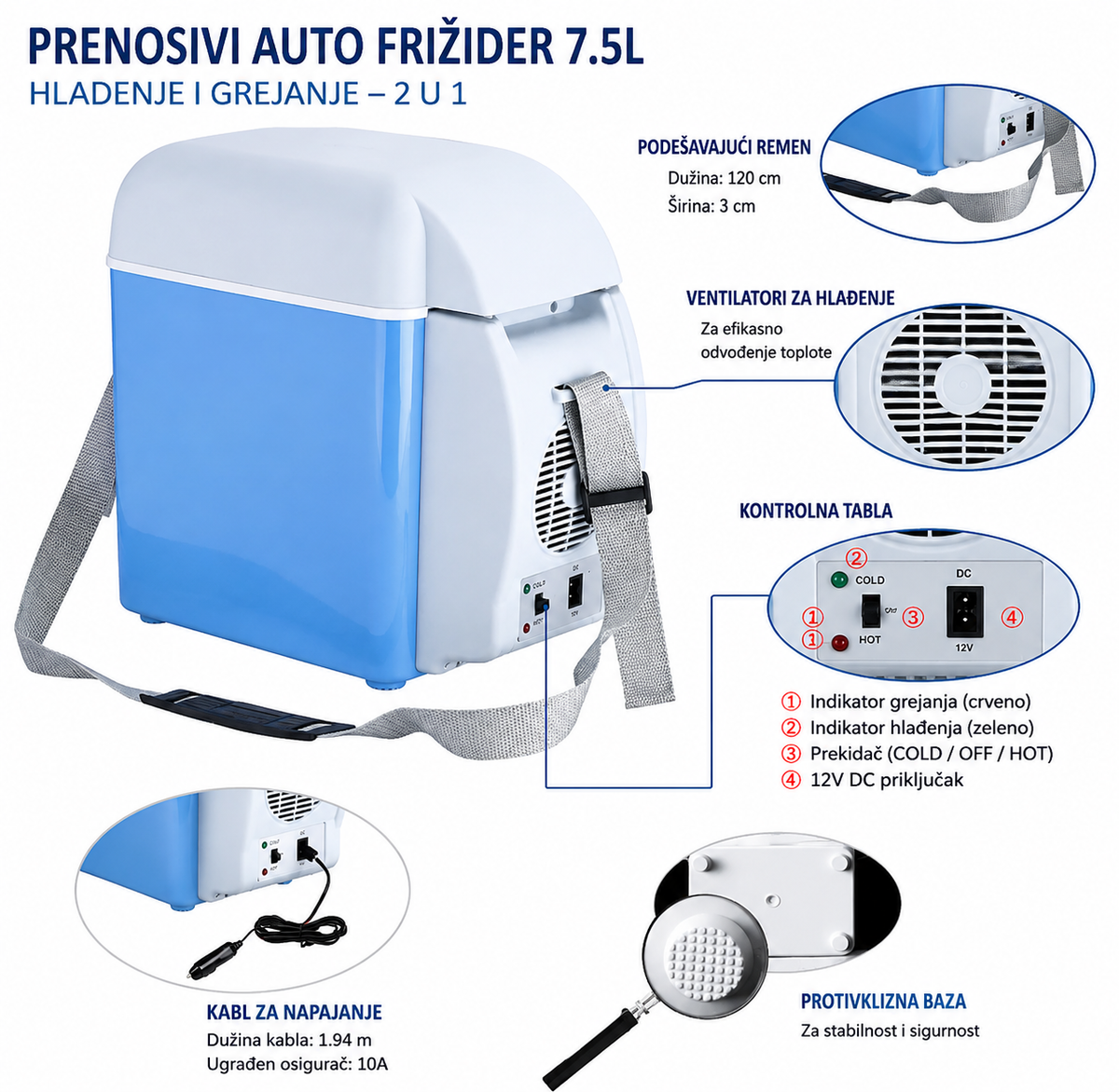 Frižider od 7.5 litara