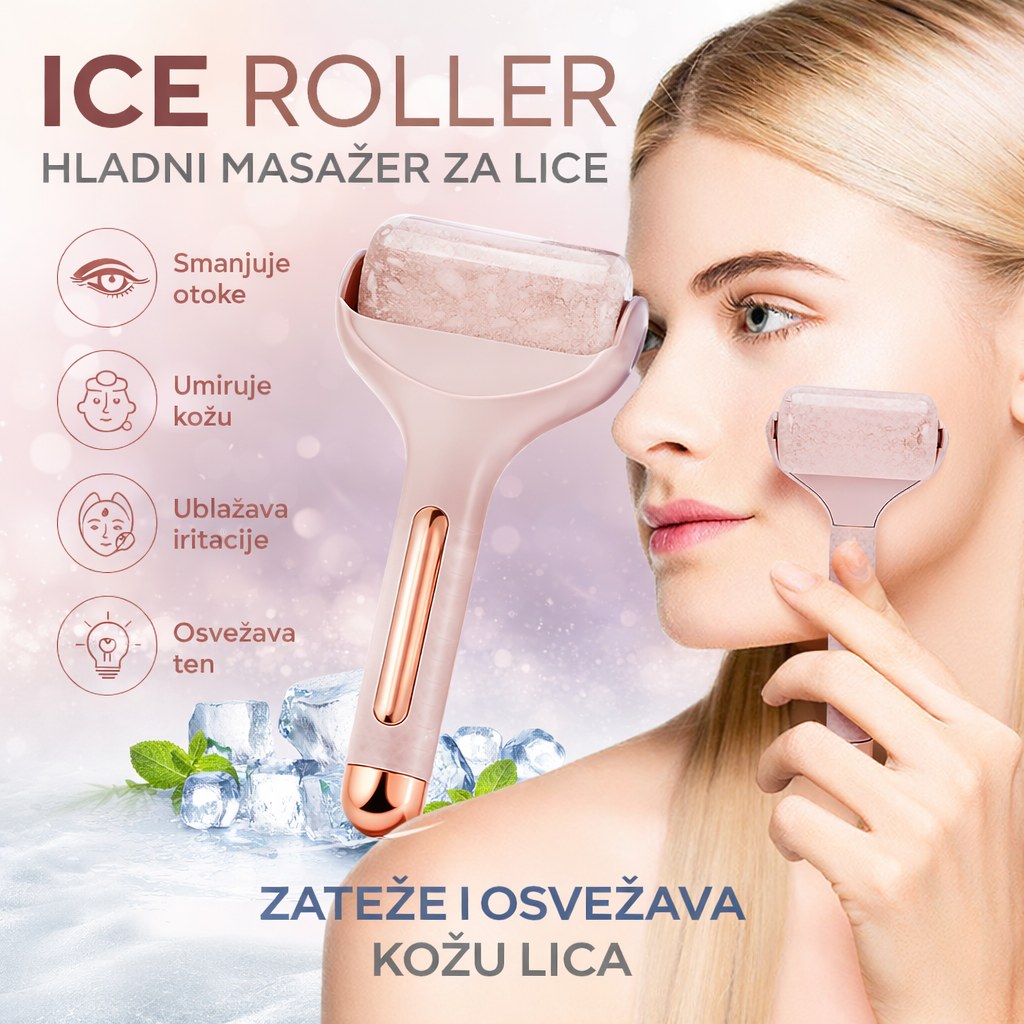 Hladni valjak masažer za lice