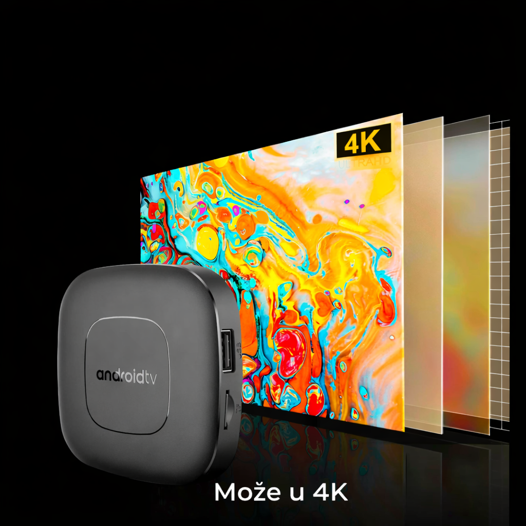 Smart TV Box Mortal T1 – Pretvori svaki TV u pametan (4K + Android 14)