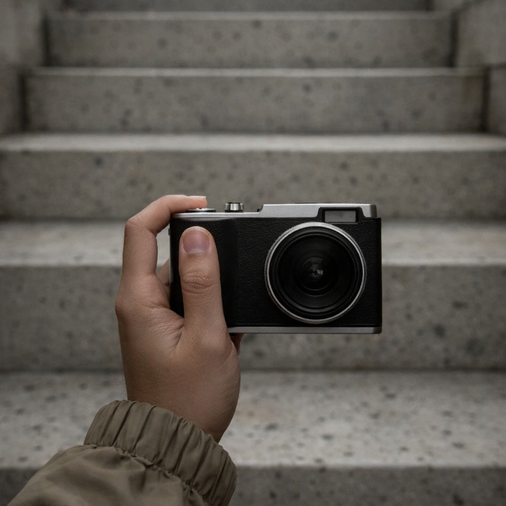 Digitalni retro fotoaparat iz 2000ih