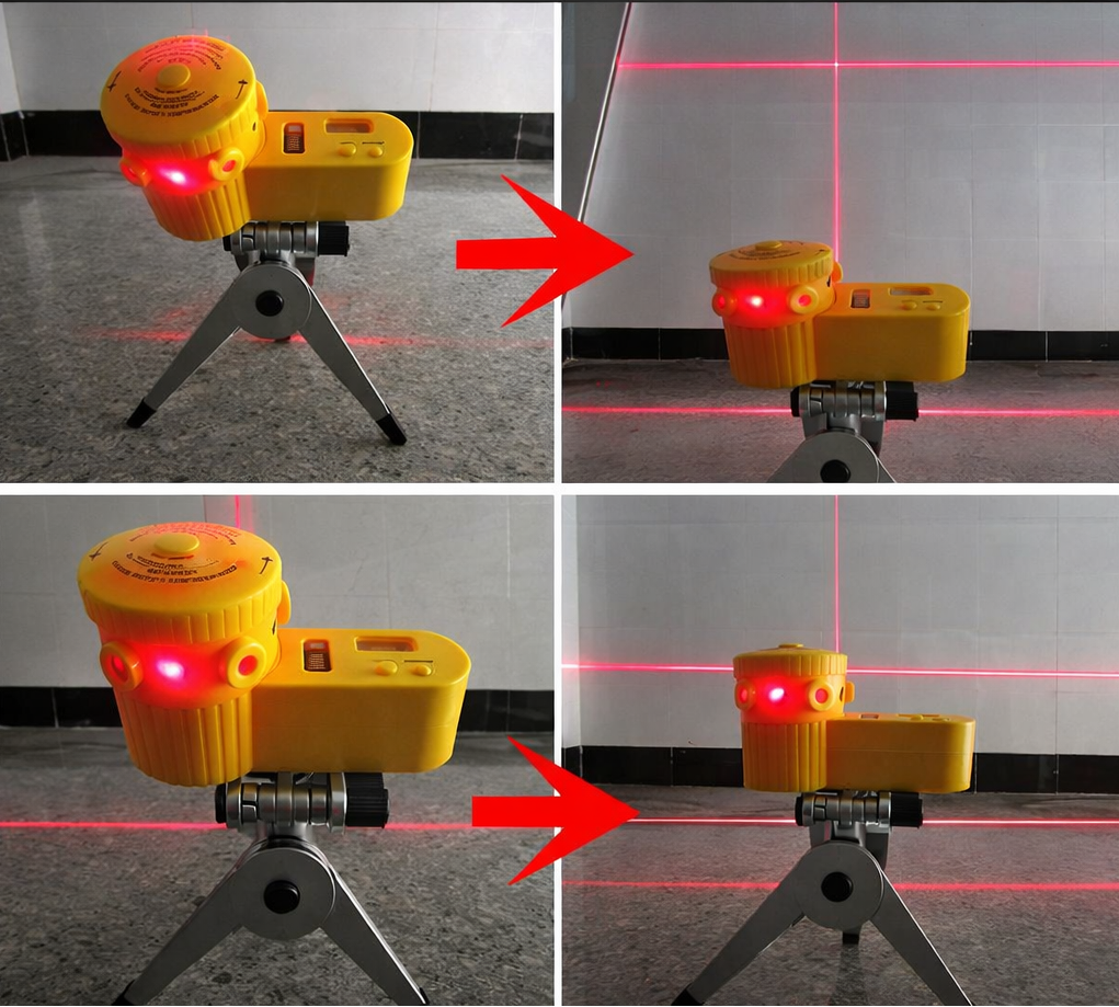 Automatski laserski nivelator sa tripod postoljem