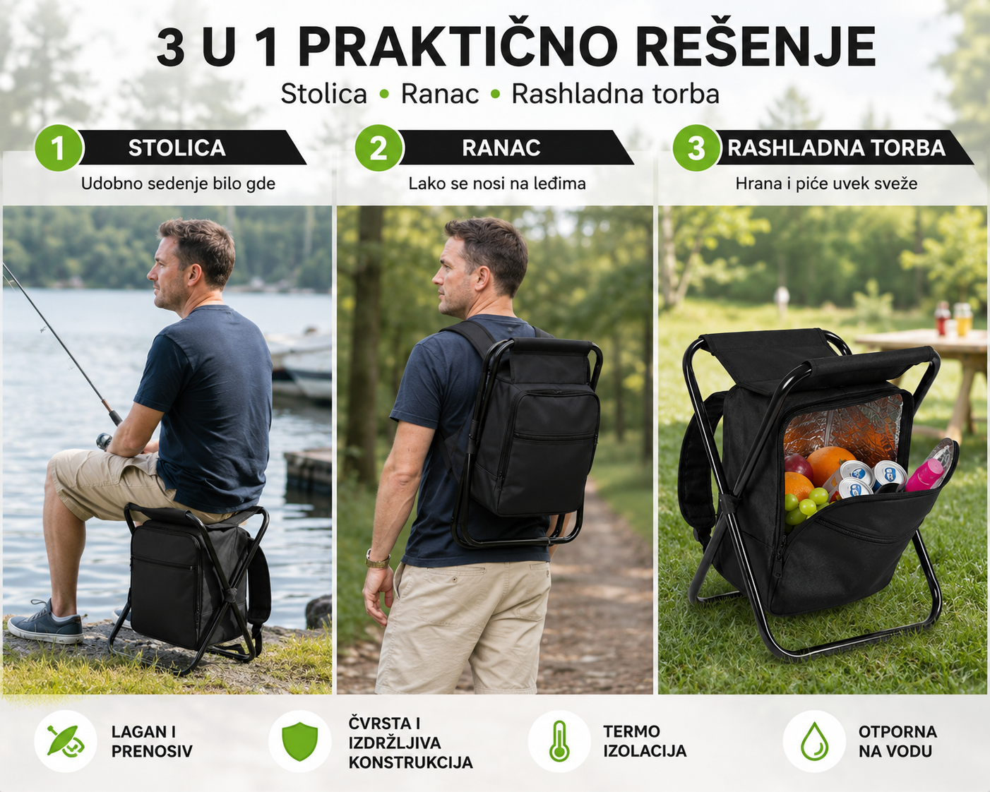 3u1 Ranac za kampovanje