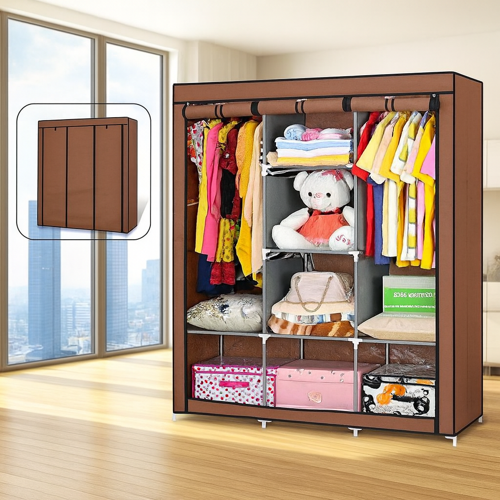 Veliki Platneni Ormar – Savršen Spoj Funkcionalnosti i Elegancije