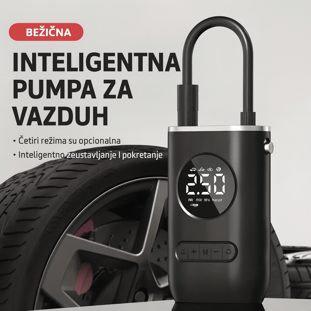 Pumpaj™ – Pametna prenosiva pumpa za gume