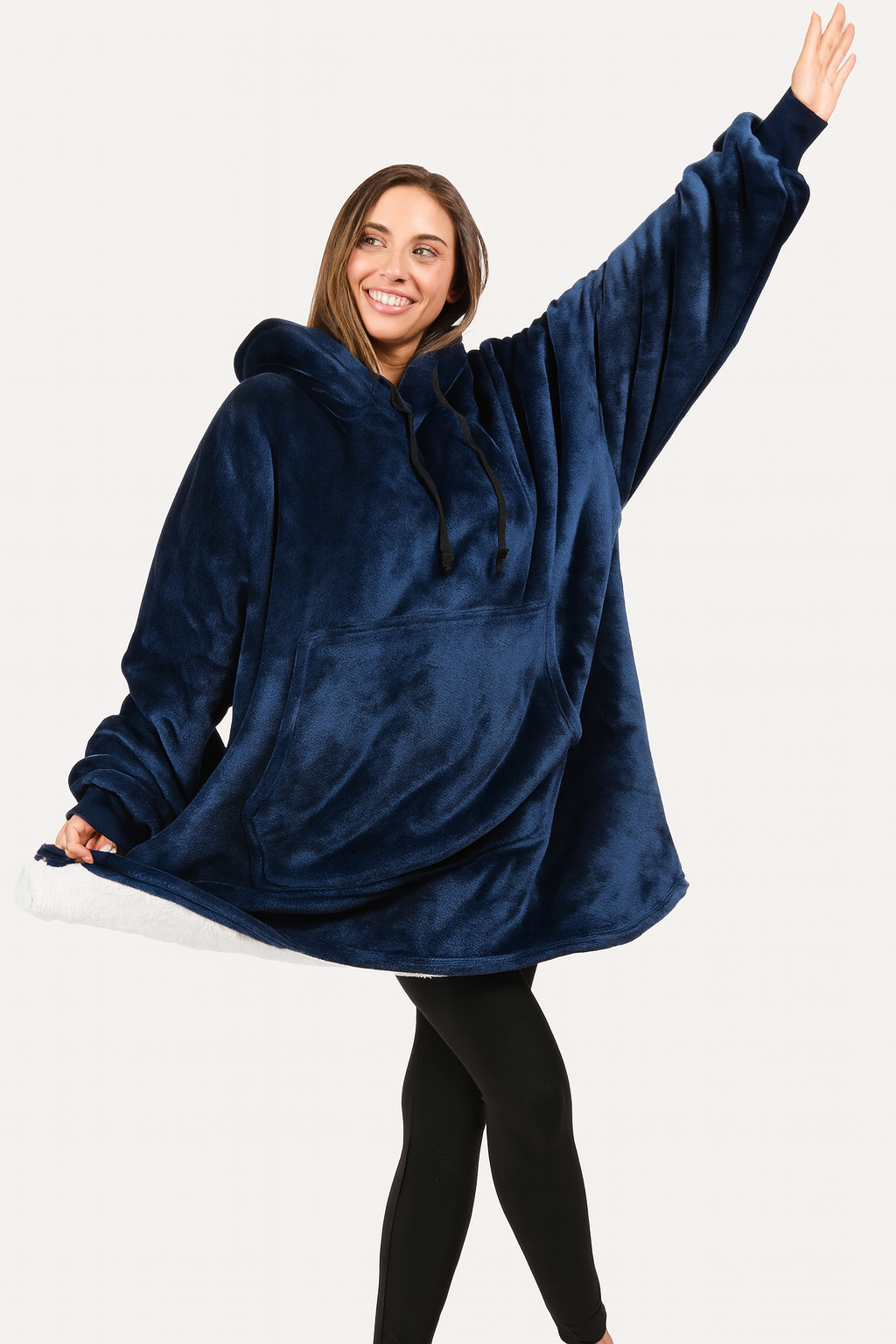 Hoodie Ćebe Duks - Plavo