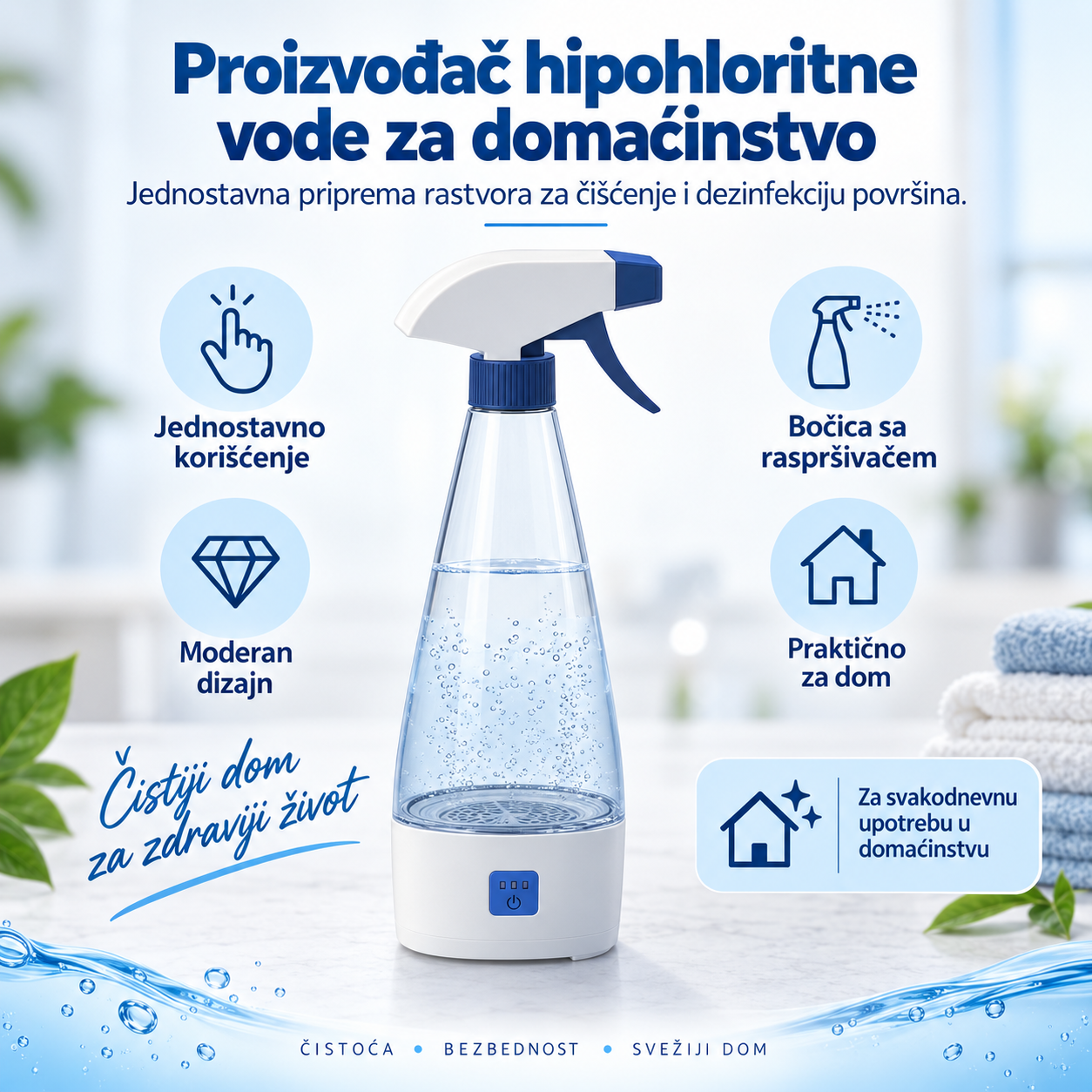 Generator hipohloritne vode
