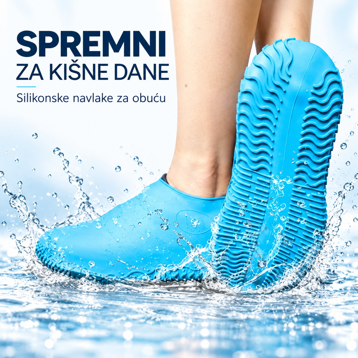 Vodootporne silikonske navlake za obuću