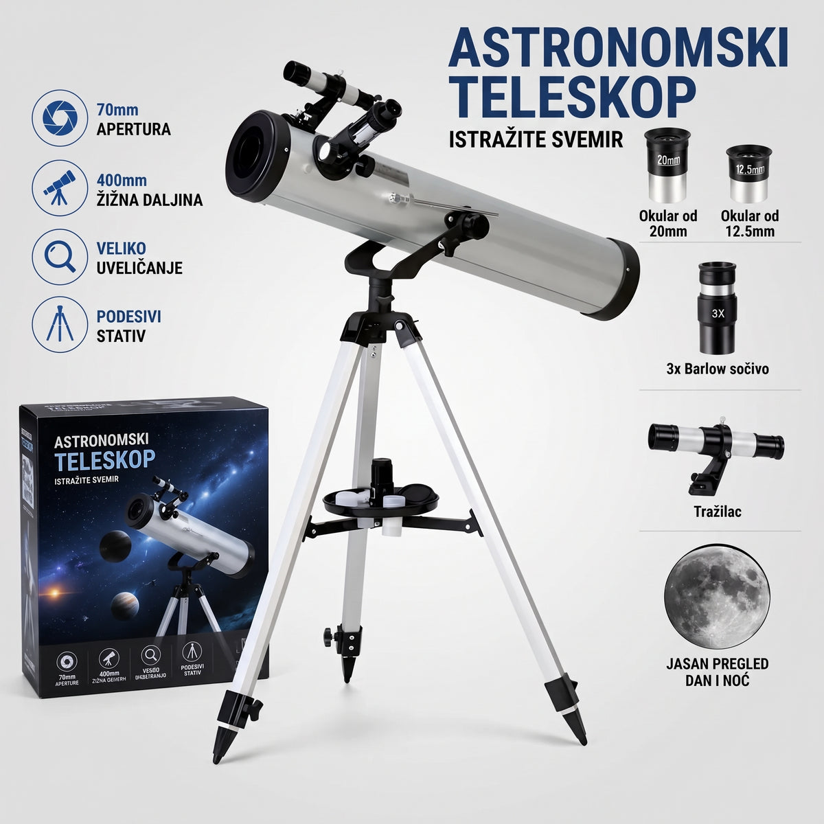 Astronomski Teleskop za početnike