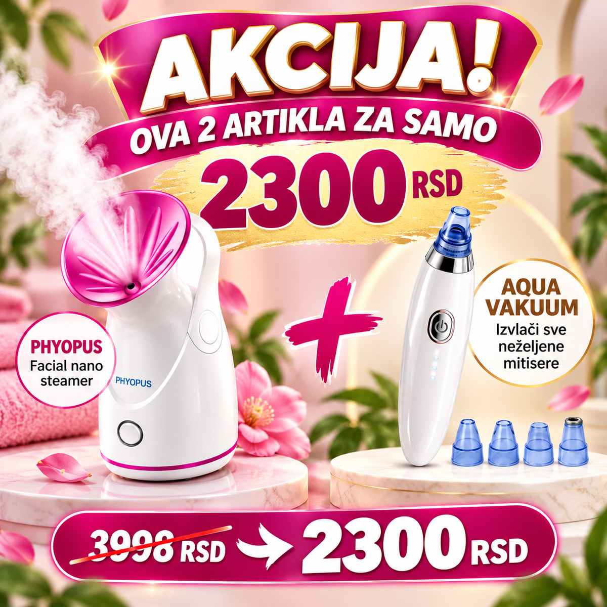 Beauty set za negu lica 2 u 1