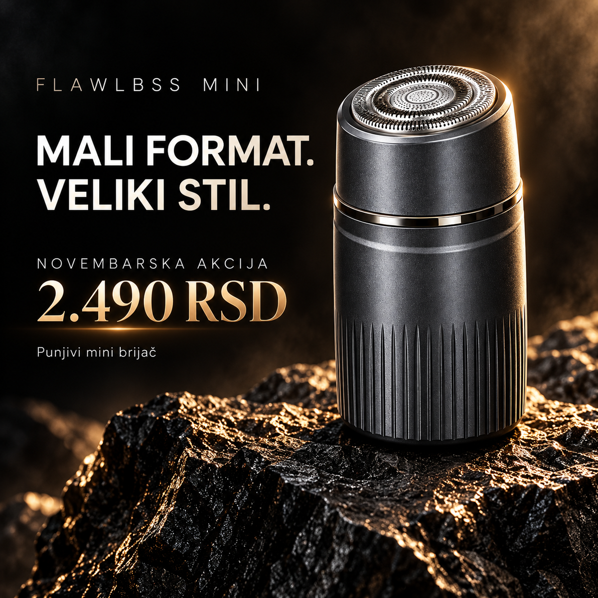 FLAWLBSS MINI — Пуњиви бријач | Новембарска акција