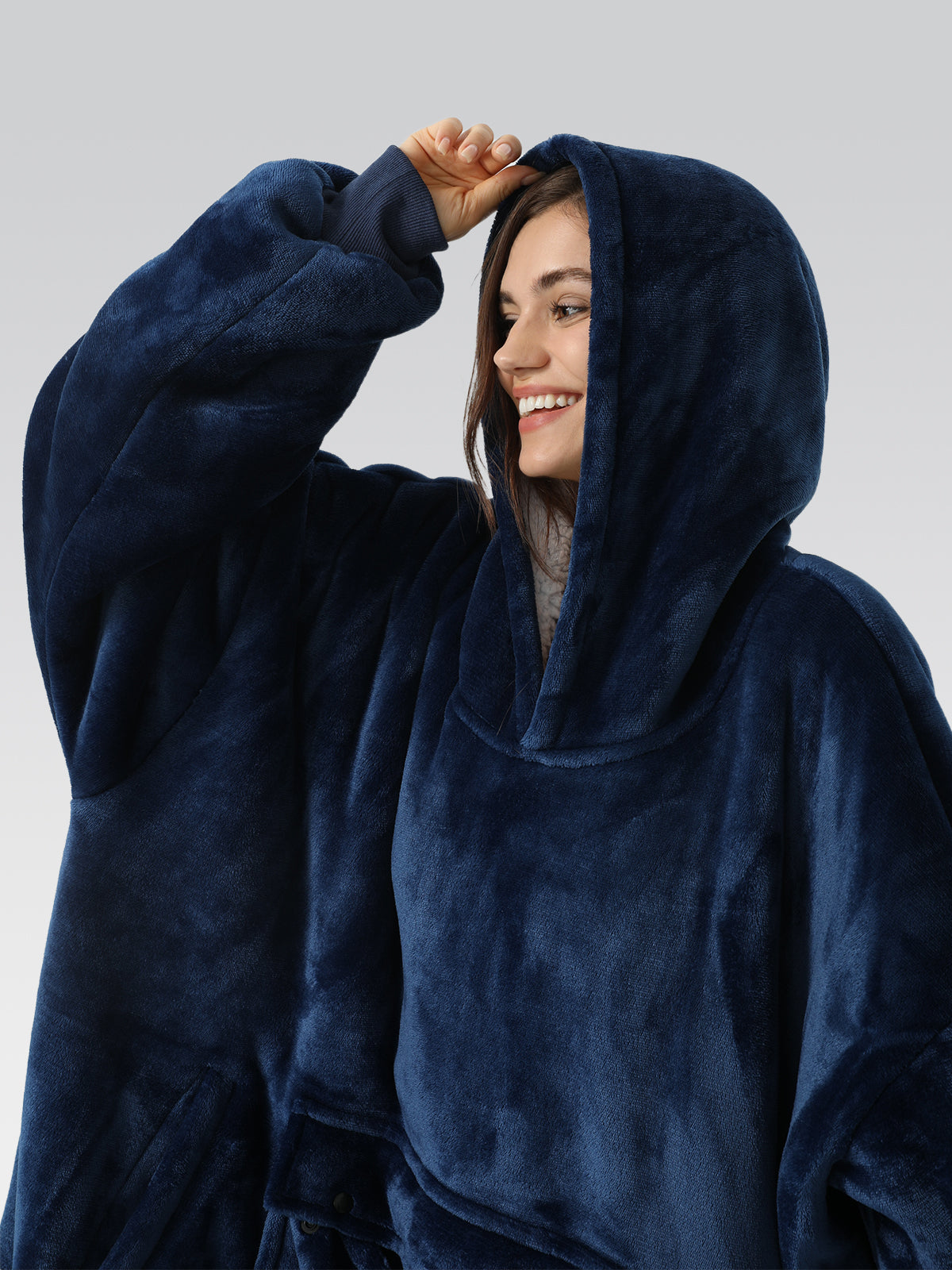 Hoodie Ćebe Duks - Plavo