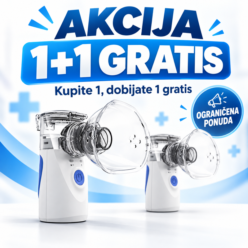 Ultrazvučni inhalator( 1 + 1 Gratis)