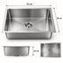 Dimenzije INOX sudopere 75 × 45 × 22 cm