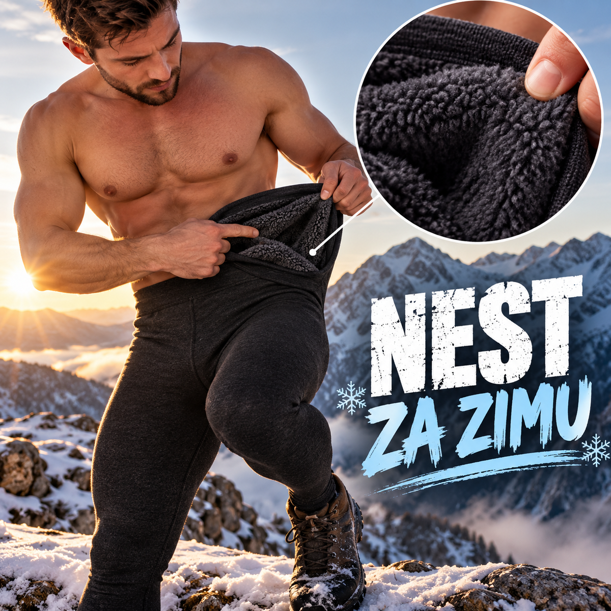 THERMO MAX – Ekstra debele muške termo gaće