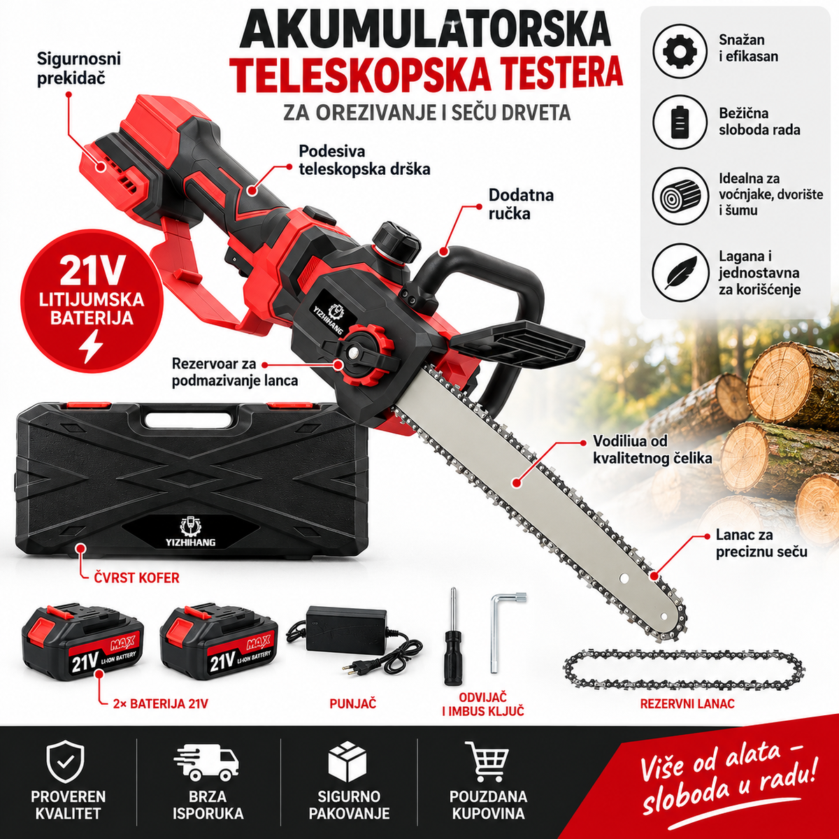 AKU- Teleskopska Testera