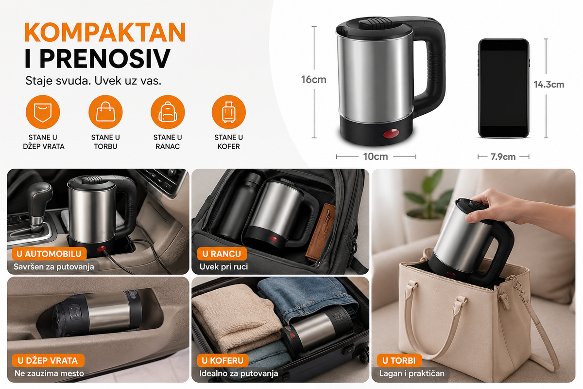 Auto kuvalo za vodu 12 V