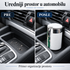 Ilustracija urednijeg prostora u automobilu sa auto pepeljarom.