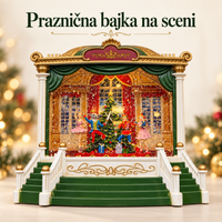 Novogodišnja dekorativna pozornica – praznična bajka