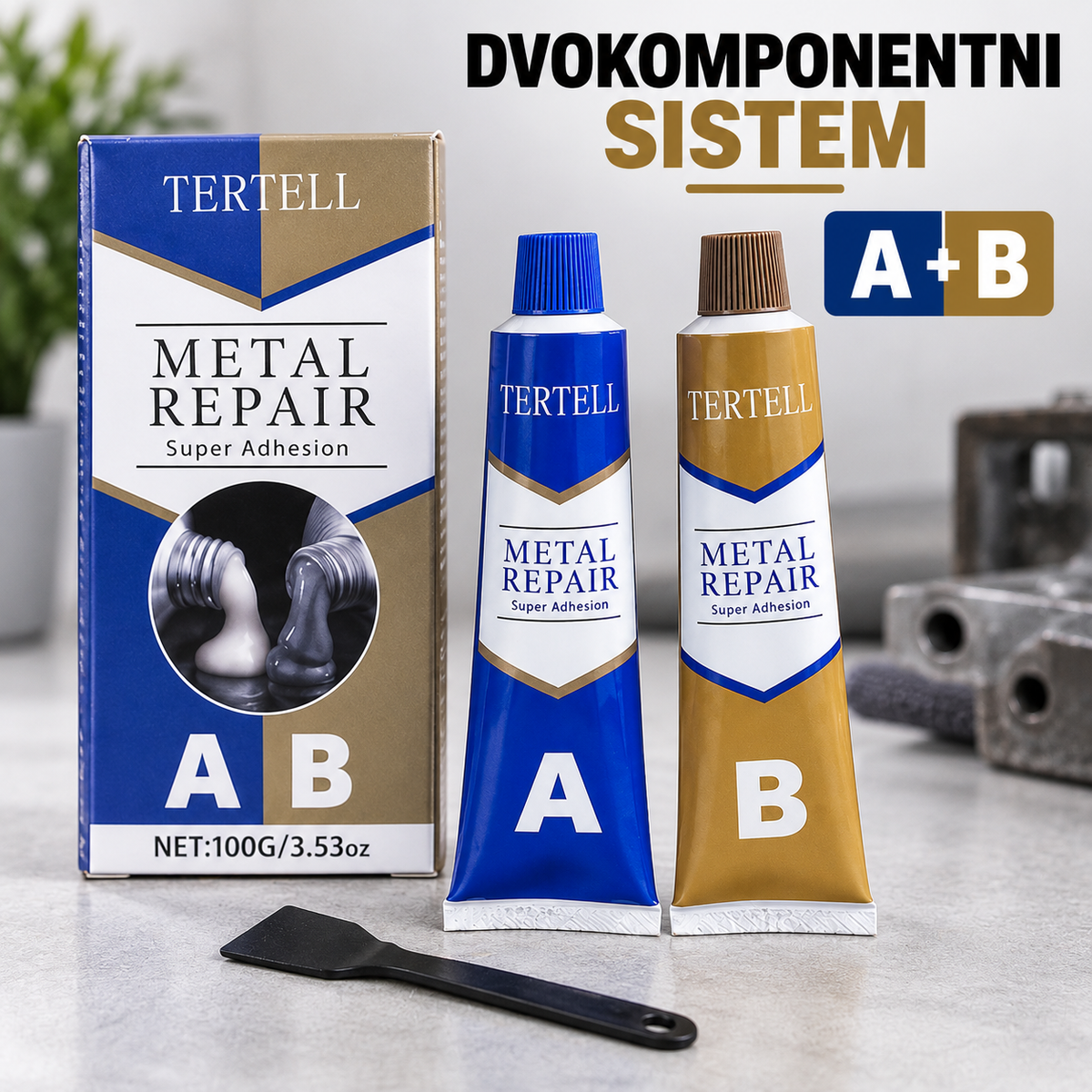 Dvokomponentna pasta za hladno zavarivanje