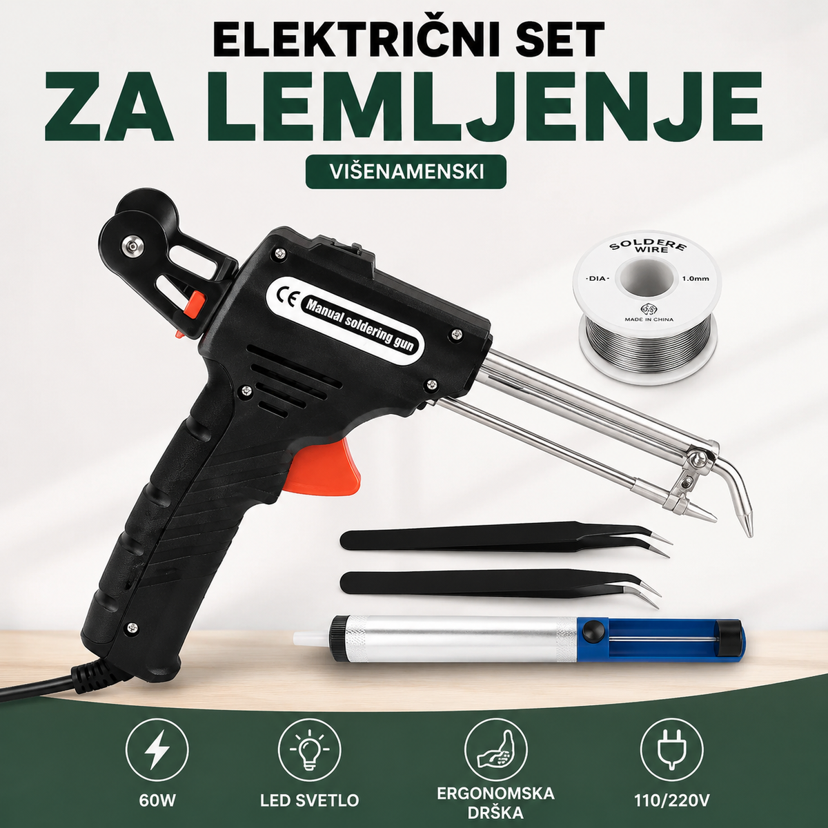 Električni set za lemljenje