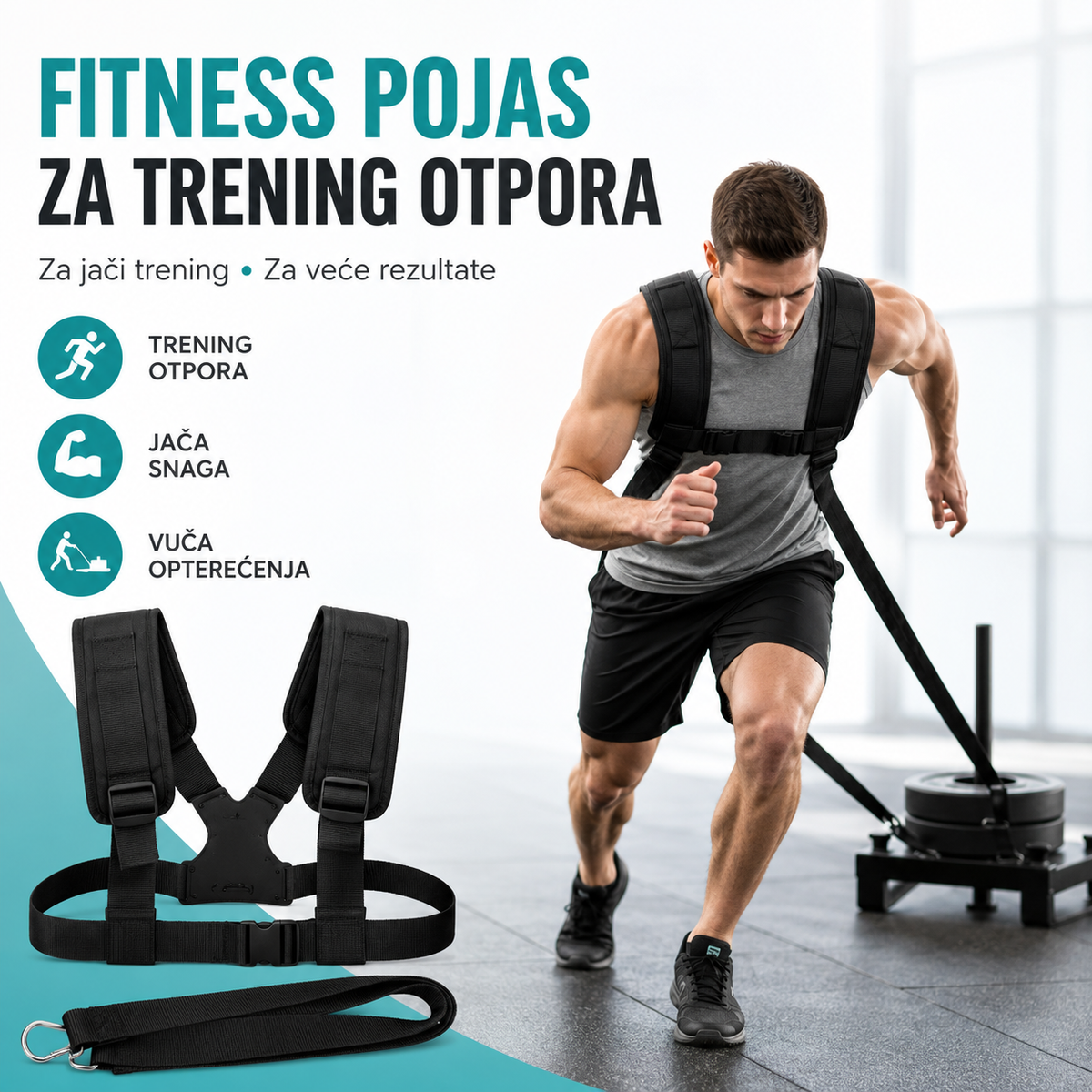 Fitness pojas za trening otpora