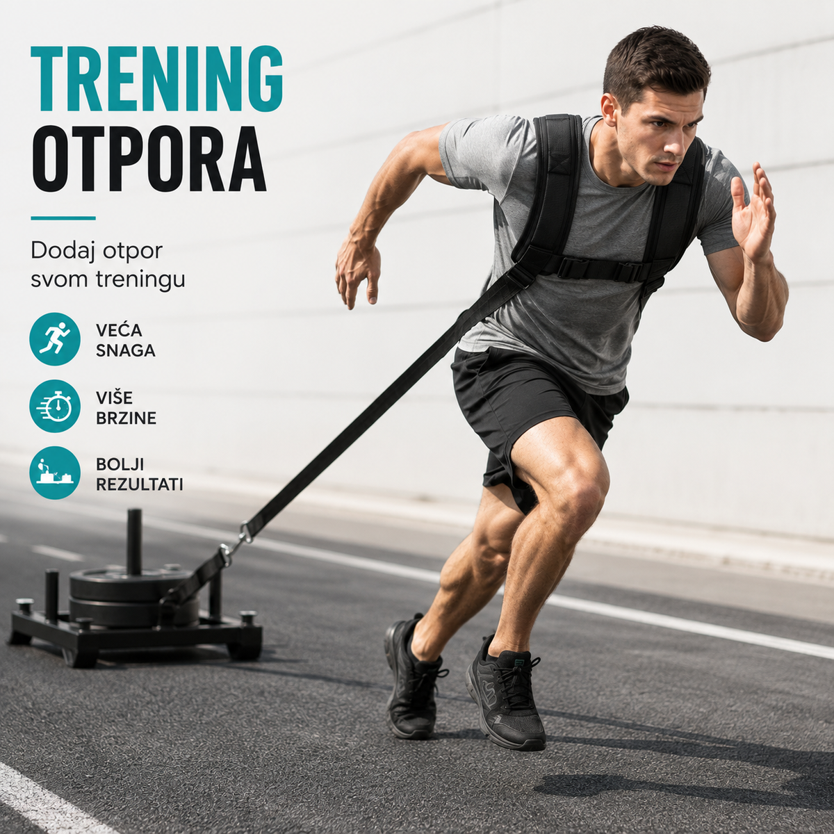 Fitness pojas za trening otpora