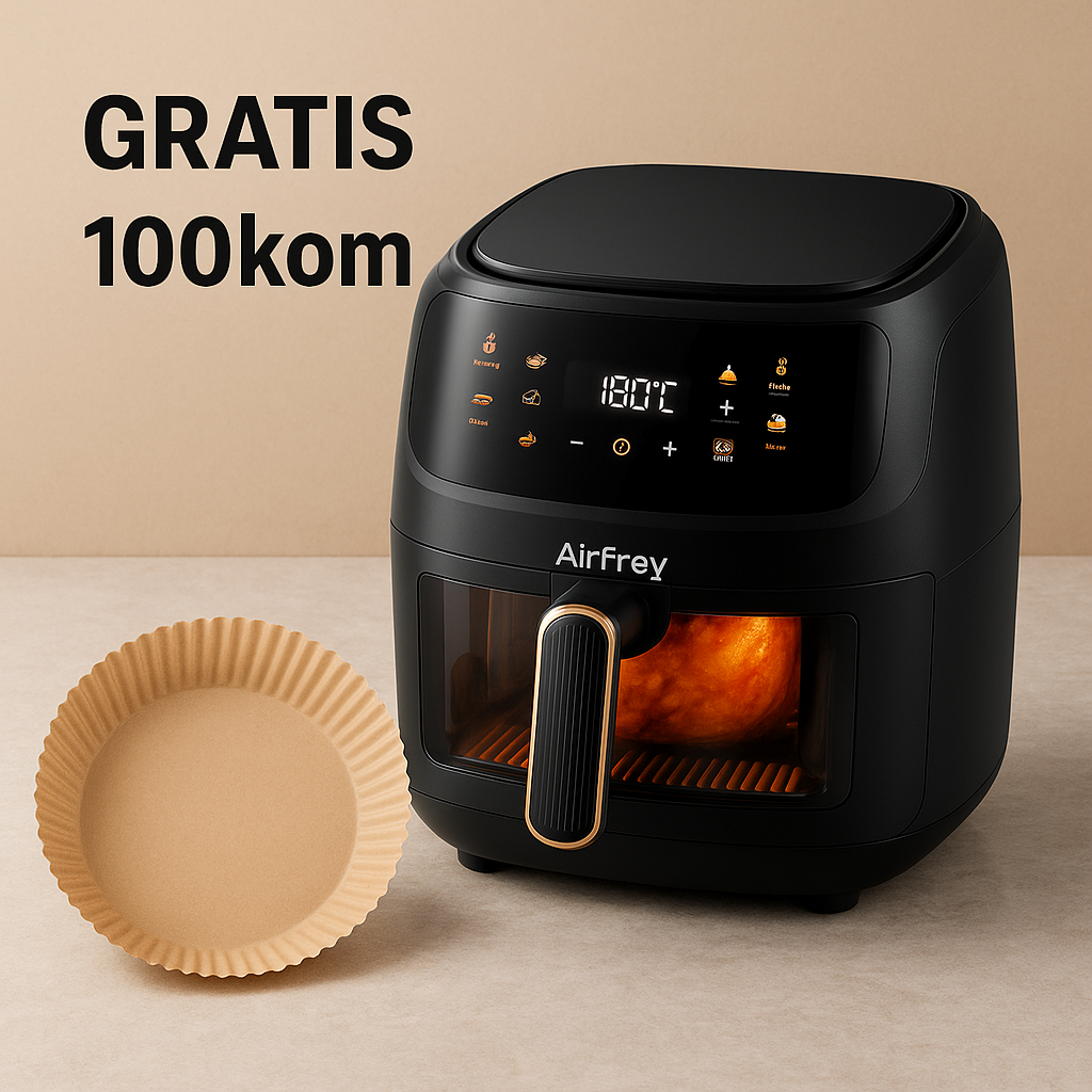 Friteza na vruć vazduh Silver Crest 8L - GRATIS KESE 100KOM