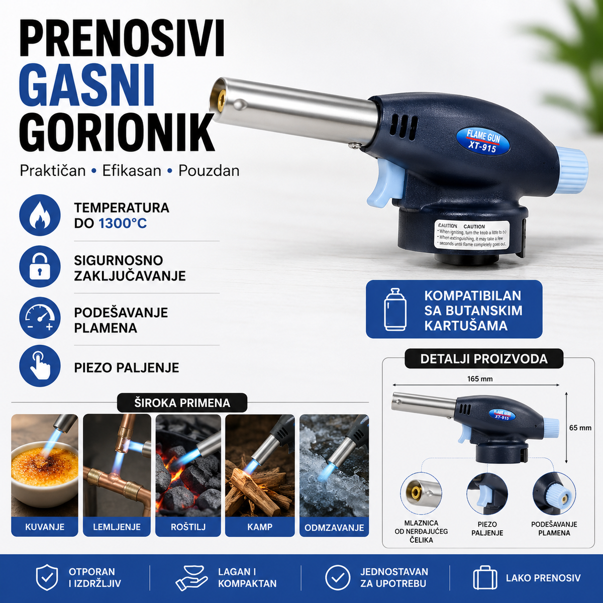 Prenosivi gasni gorionik