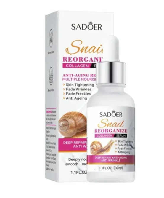 SADOER Snail Reorganize Collagen Serum 30 ml sa kutijom
