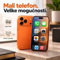 Mini telefon sa dve SIM kartice – narandžasti