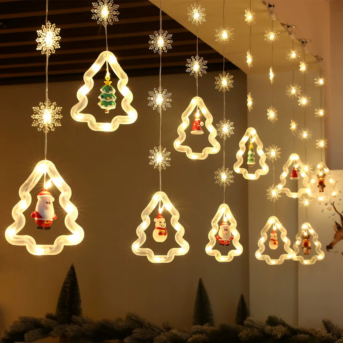 LED božićna zavesa