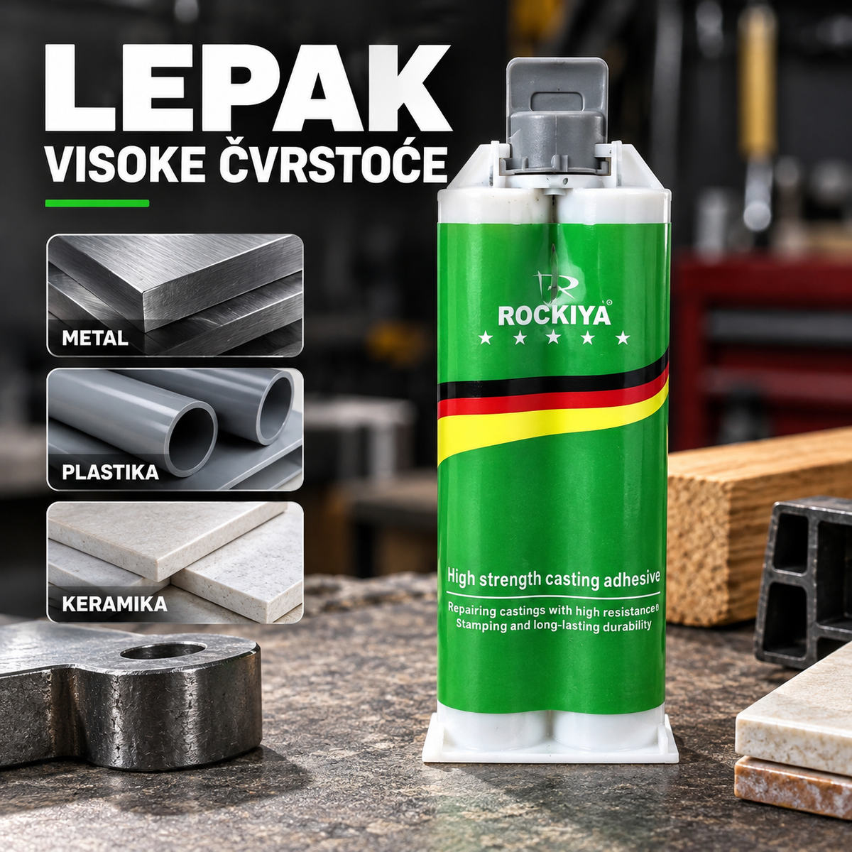 Lepak visoke čvrstoće za zahtevne popravke