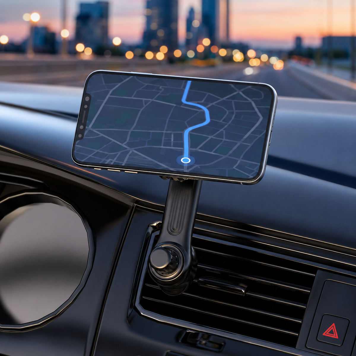 Magnetni Auto Držač za Telefon + Poklon Prsten