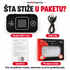 Šta stiže u paketu: Mobile WiFi ruter, USB kabl, uputstvo i prodajna kutija. Ilustrativno obrađeno prema dostavljenoj fotografiji.