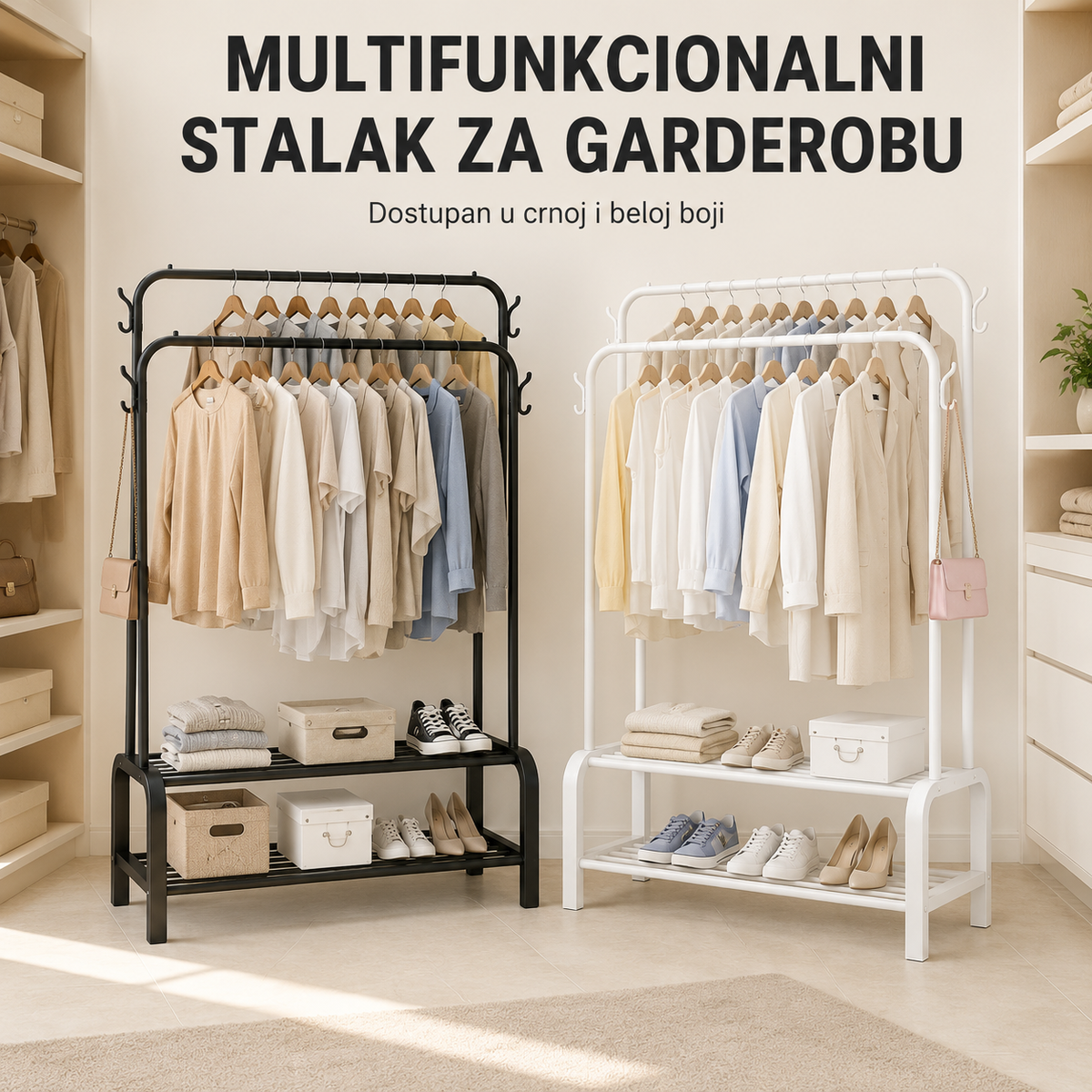 Multifunkcionalni stalak za garderobu