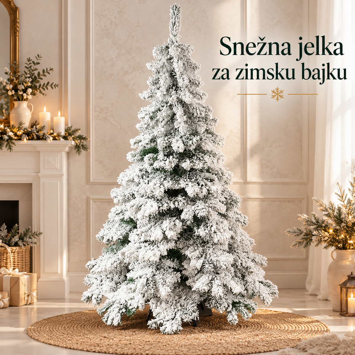 Novogodisnja Jelka Snezna+ Poklon Led traka – prikaz proizvoda