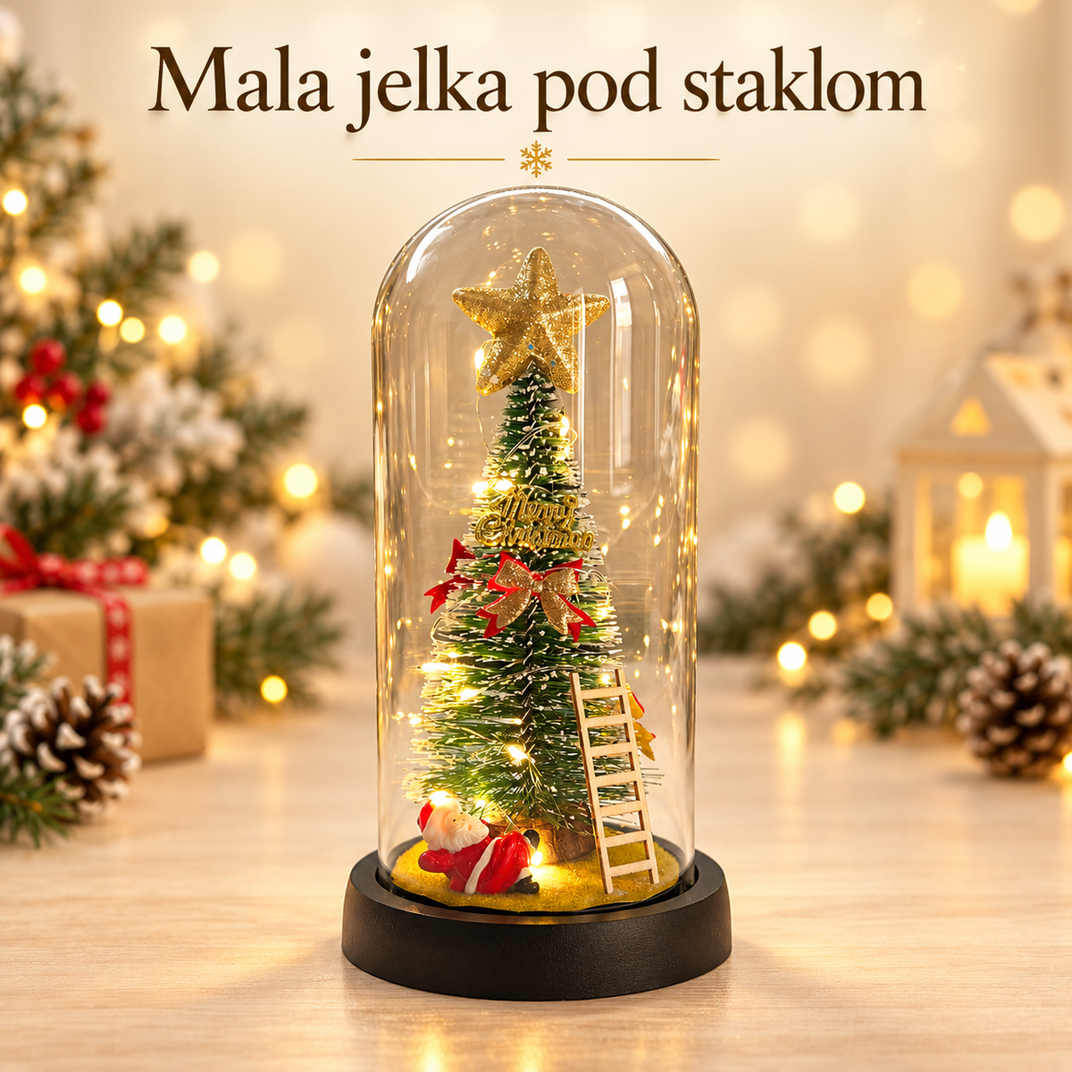 Deda mraz u Staklu sa Jelkom – prikaz proizvoda