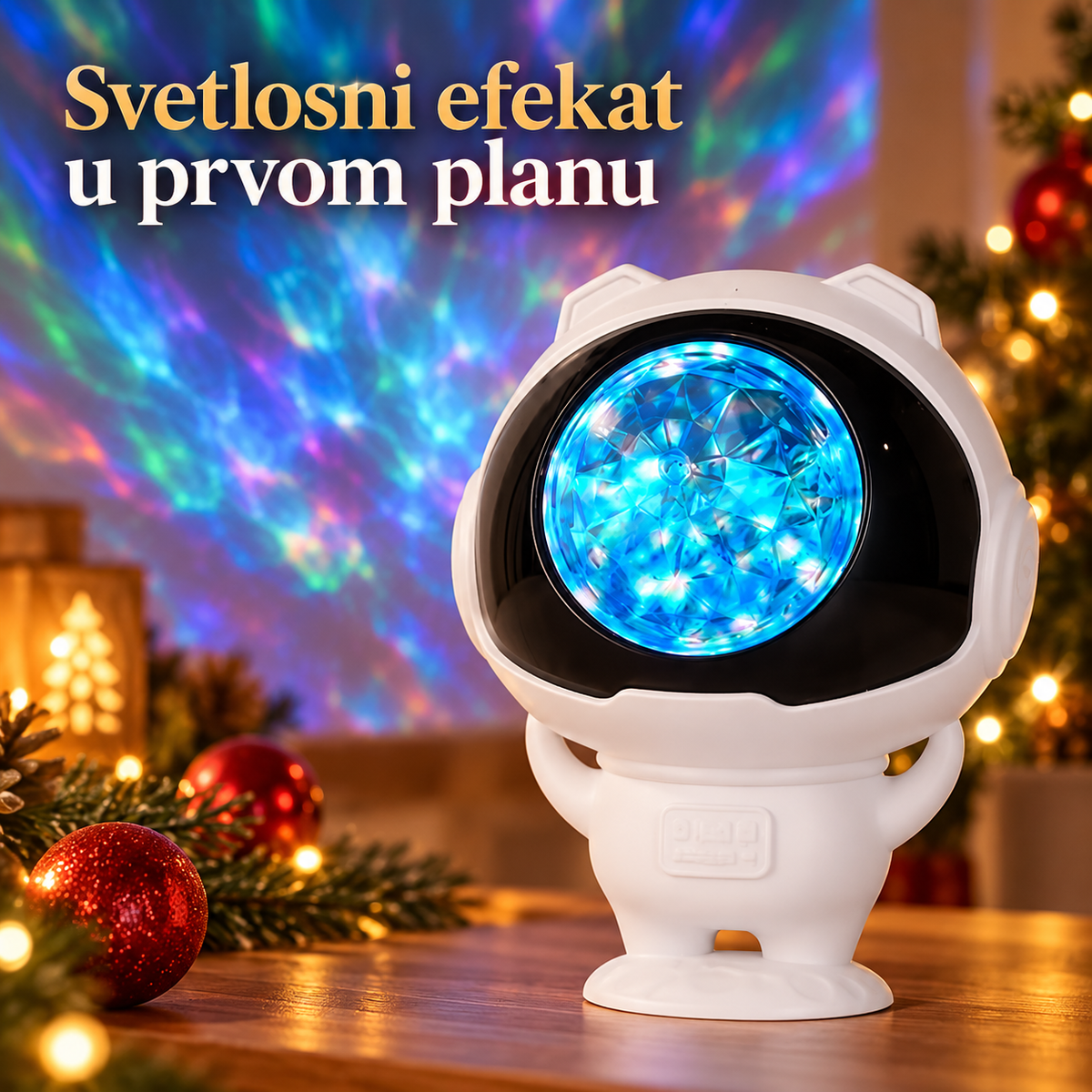 Astronaut Projektor Disco Lampa – detalji i izgled