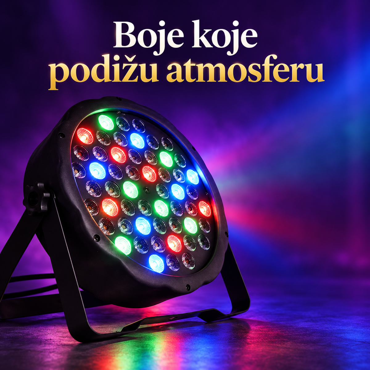 RGB LED Par 54W – Profesionalna Rasveta za Svaku Priliku – prikaz proizvoda