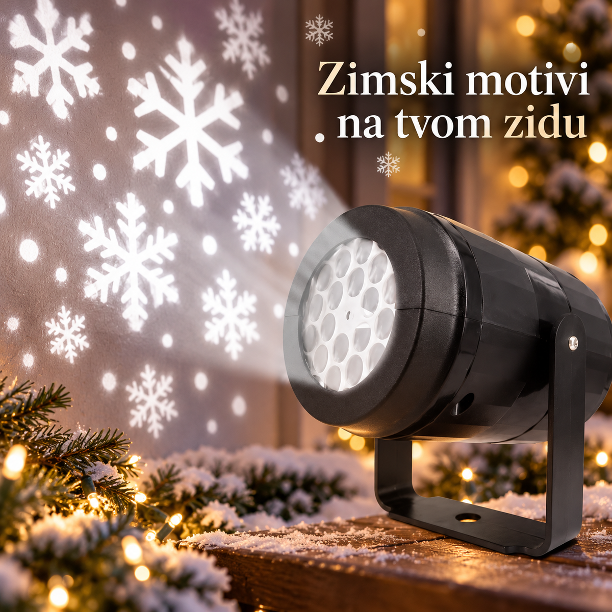 Pahulja projektor – detalji i izgled