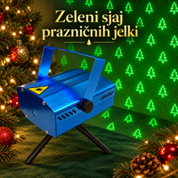 Zeleni Laser Projektor - Novogodišnji