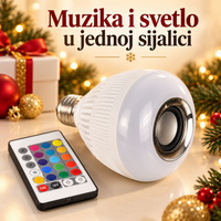 Muzička Sijalica sa Daljinskim RGB