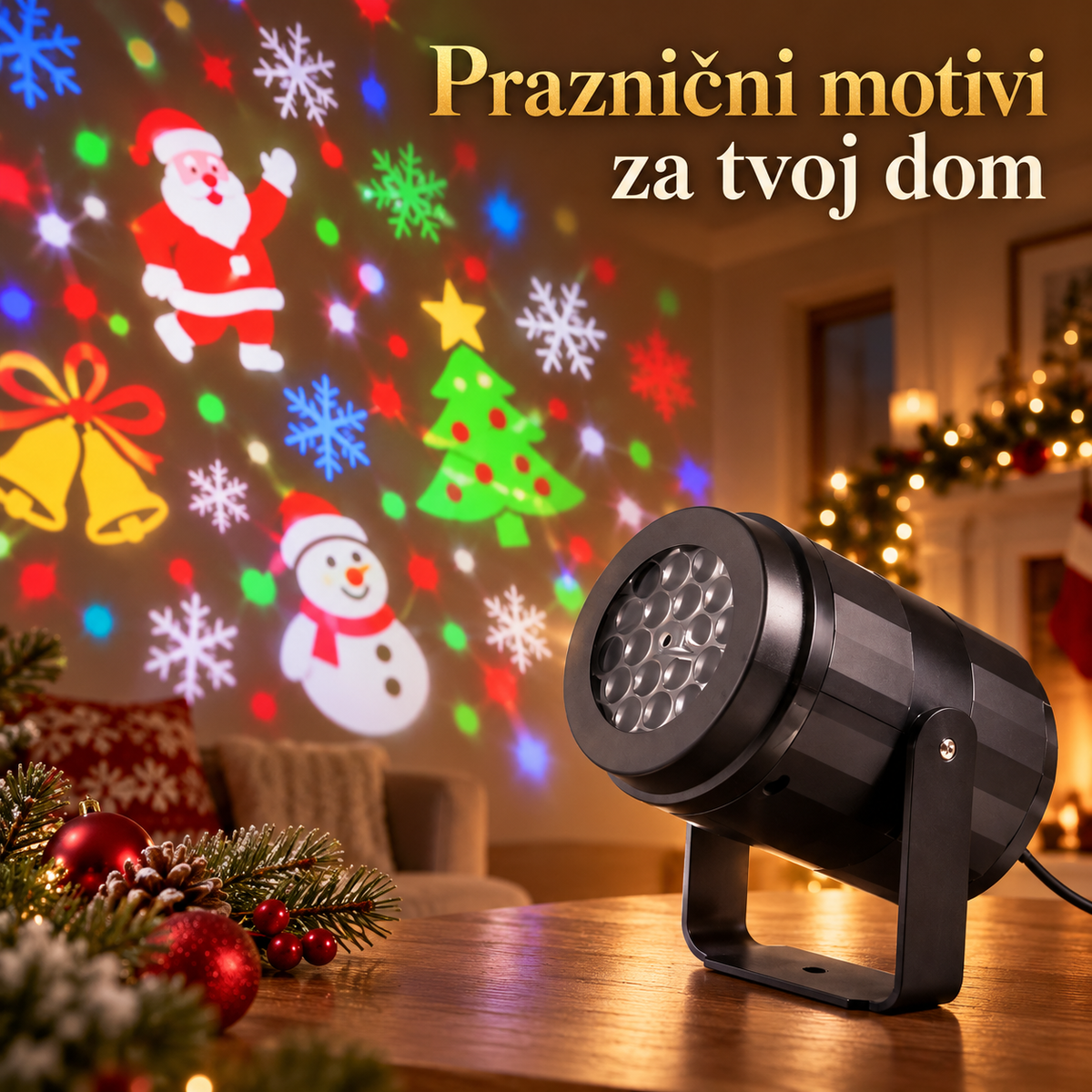 Projektor - Novogodišnji Motivi – prikaz proizvoda