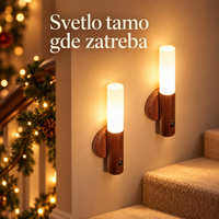LED lampa sa senzorom Štapić (1 + 1) Gratis