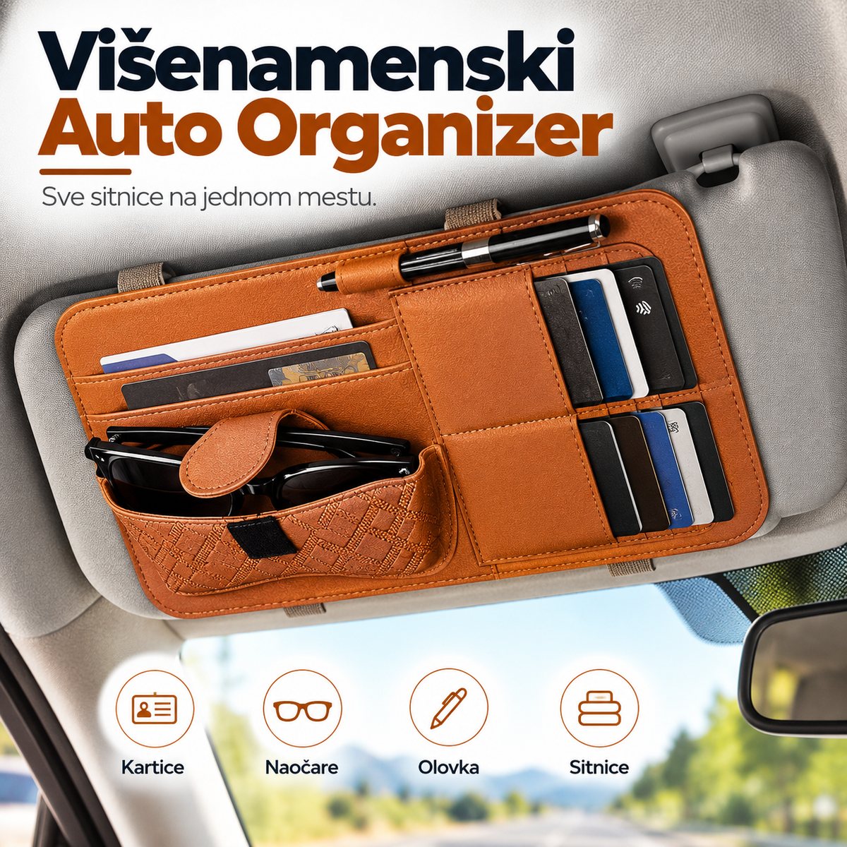 Višenamenski Auto Organizer