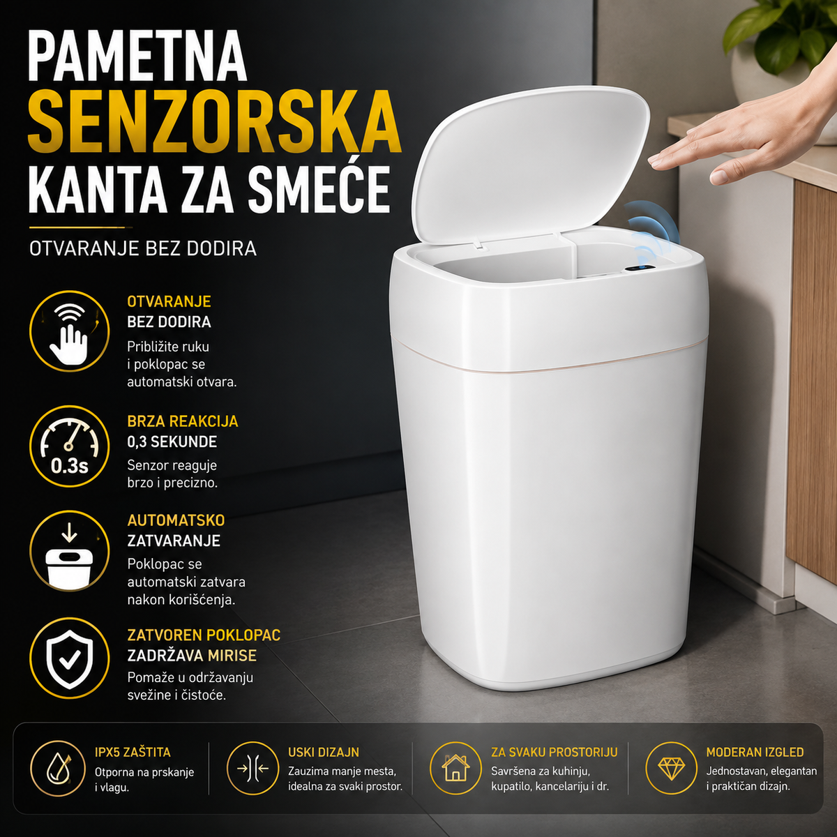 Pametna senzorska kanta za smeće