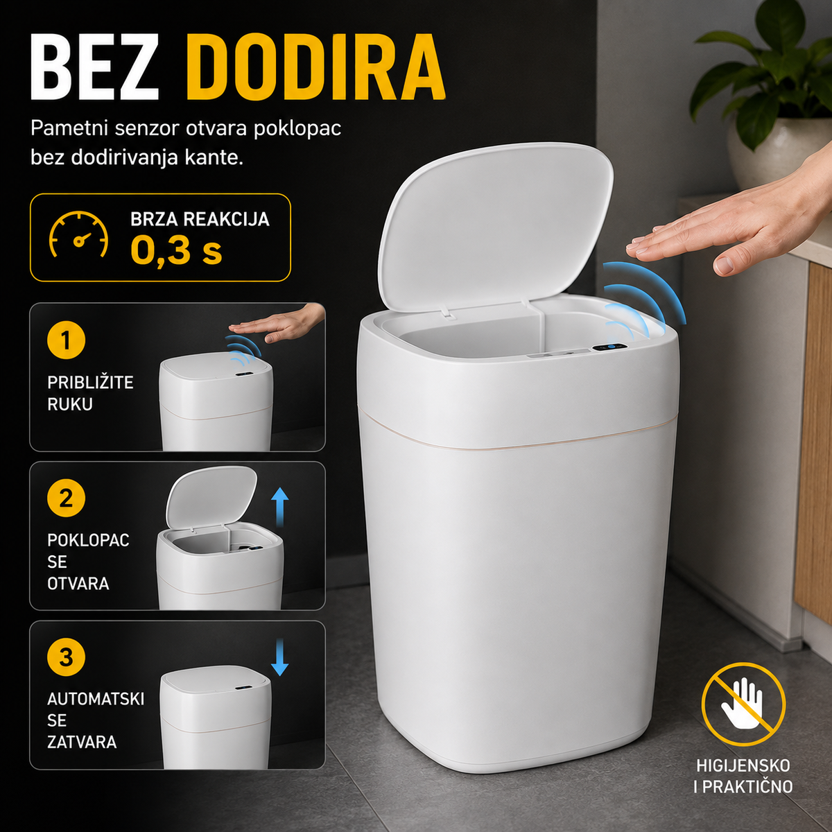 Pametna senzorska kanta za smeće