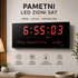 Pametni LED zidni sat (Na baterije)